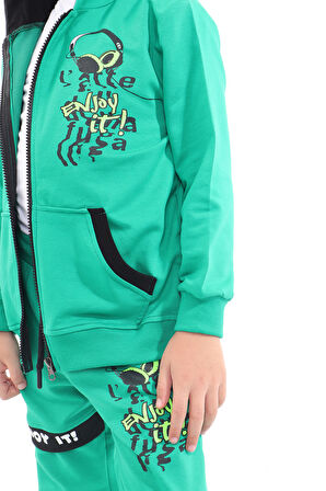 Toontoy Erkek Çocuk Baskılı Eşofman Takım