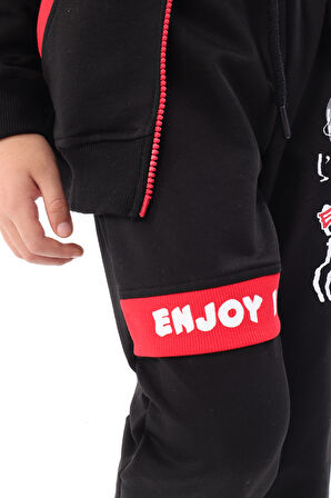 Toontoy Erkek Çocuk Baskılı Eşofman Takım