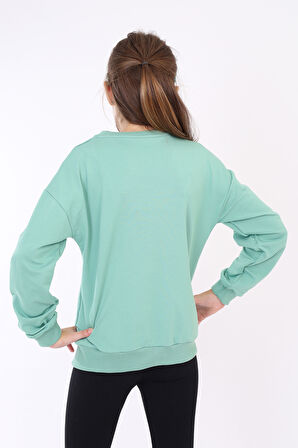 Toontoy Kız Çocuk Baskılı Sweatshirt