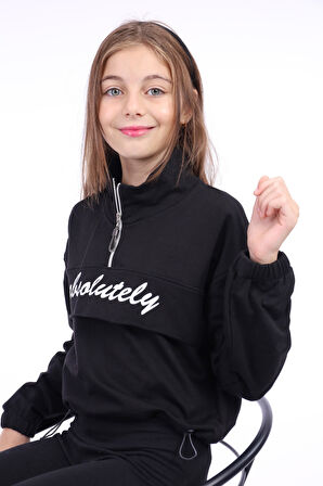 Toontoy Kız Çocuk Baskılı Sweatshirt