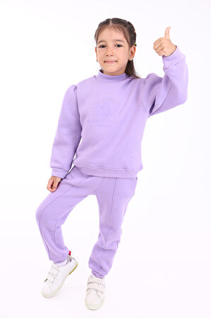 Toontoy Kız Çocuk Baskılı Eşofman Takım