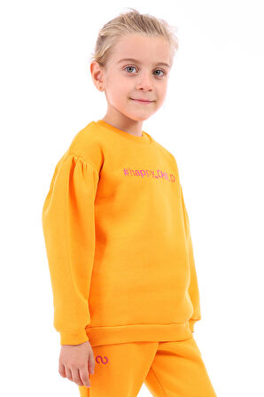 Toontoy Kız Çocuk Baskılı Sweatshirt