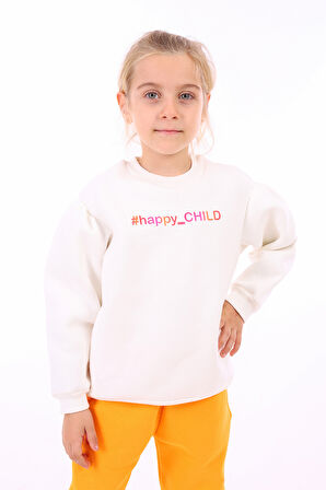 Toontoy Kız Çocuk Baskılı Sweatshirt