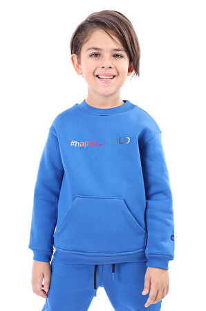 Toontoy Unisex Çocuk Baskılı Sweatshirt