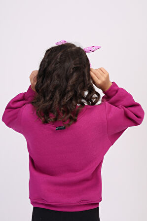 Toontoy Kız Çocuk Baskılı Sweatshirt