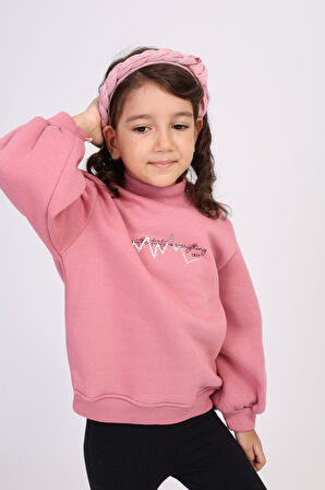Toontoy Kız Çocuk Baskılı Sweatshirt