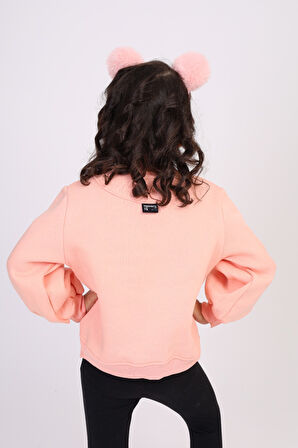 Toontoy Kız Çocuk Baskılı Sweatshirt