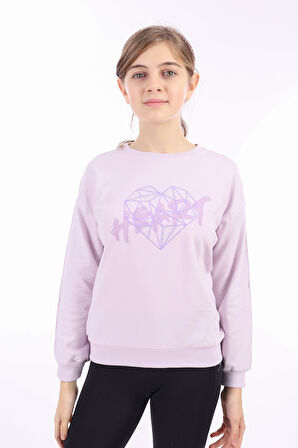 Toontoy Kız Çocuk Baskılı Sweatshirt