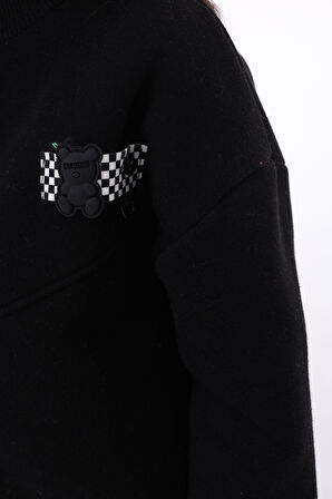 Toontoy Kız Çocuk Nakışlı Eşofman Takım