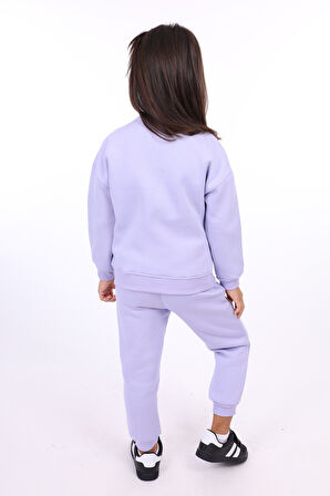 Toontoy Kız Çocuk Nakışlı Eşofman Takım