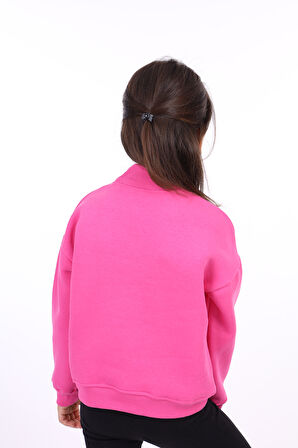 Toontoy Kız Çocuk Nakışlı Sweatshirt