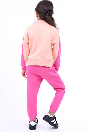 Toontoy Kız Çocuk Baskılı Eşofman Takım