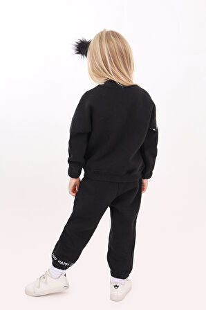 Toontoy Kız Çocuk Baskılı Eşofman Takım