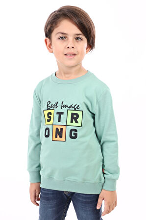 Toontoy Erkek Çocuk Baskılı Sweatshirt