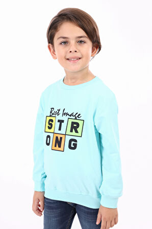 Toontoy Erkek Çocuk Baskılı Sweatshirt