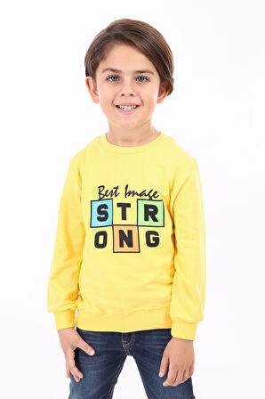 Toontoy Erkek Çocuk Baskılı Sweatshirt