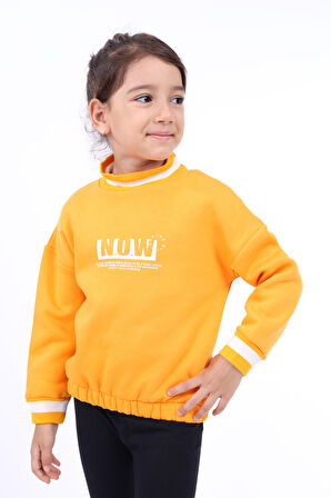 Toontoy Kız Çocuk Baskılı Sweatshirt