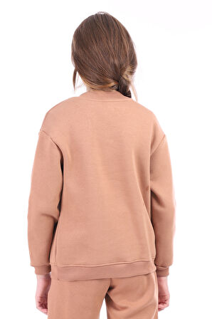 Toontoy Unisex Çocuk Nakışlı Sweatshirt