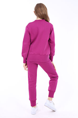 Toontoy Kız Çocuk Baskılı Eşofman Takım