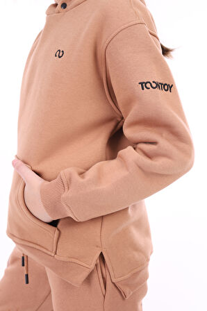 Toontoy Kız Çocuk Nakışlı Sweatshirt