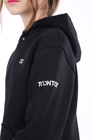 Toontoy Kız Çocuk Nakışlı Sweatshirt