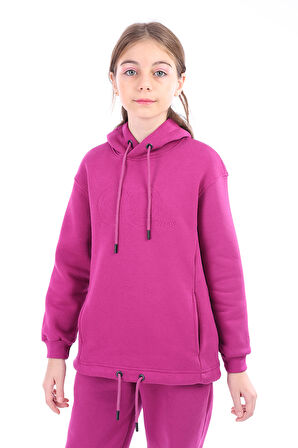 Toontoy Kız Çocuk Nakışlı Sweatshirt