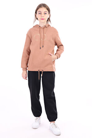 Toontoy Kız Çocuk Nakışlı Sweatshirt