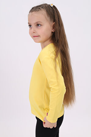 Toontoy Kız Çocuk Baskılı Tişört