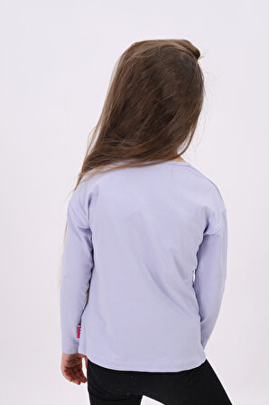 Toontoy Kız Çocuk Baskılı Tişört