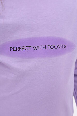 Toontoy Kız Çocuk Baskılı Tişört