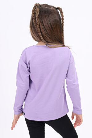 Toontoy Kız Çocuk Baskılı Tişört