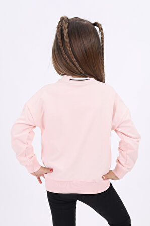 Toontoy Kız Çocuk Baskılı Sweatshirt