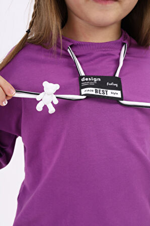 Toontoy Kız Çocuk Baskılı Sweatshirt