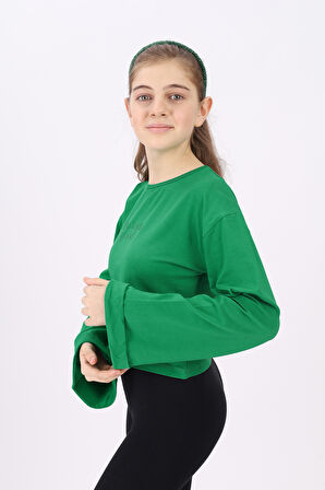 Toontoy Kız Çocuk Baskılı Tişört