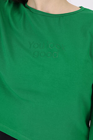 Toontoy Kız Çocuk Baskılı Tişört