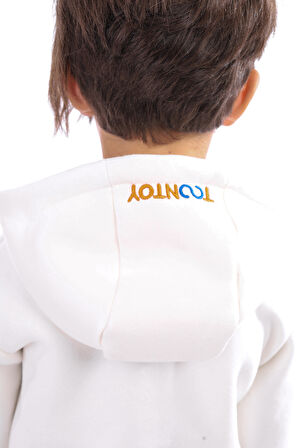 Toontoy Unisex Çocuk Nakışlı Hırka