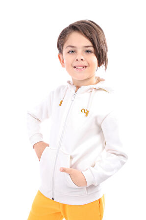 Toontoy Unisex Çocuk Nakışlı Hırka