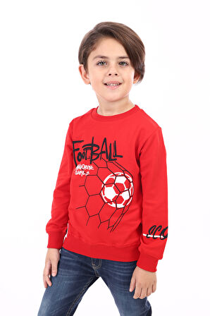 Toontoy Erkek Çocuk Baskılı Sweatshirt