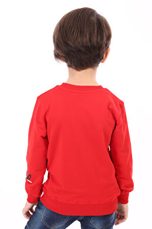 Toontoy Erkek Çocuk Baskılı Sweatshirt