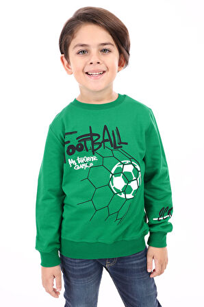 Toontoy Erkek Çocuk Baskılı Sweatshirt