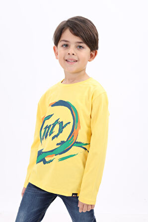 Toontoy Erkek Çocuk Baskılı Tişört