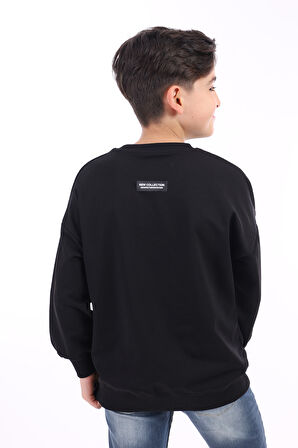 Toontoy Erkek Çocuk Baskılı Sweatshirt