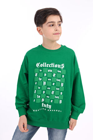 Toontoy Erkek Çocuk Baskılı Sweatshirt