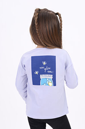 Toontoy Kız Çocuk Baskılı Tişört