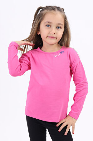 Toontoy Kız Çocuk Baskılı Tişört