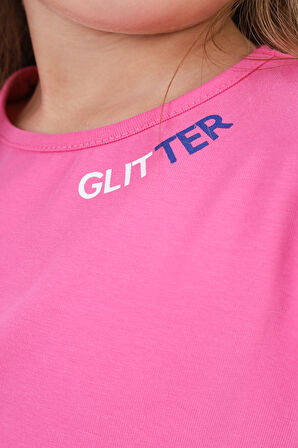 Toontoy Kız Çocuk Baskılı Tişört