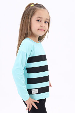 Toontoy Kız Çocuk Baskılı Tişört