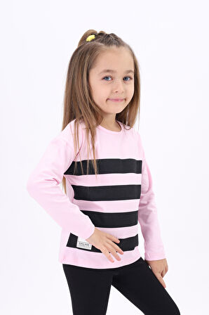 Toontoy Kız Çocuk Baskılı Tişört