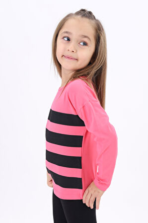 Toontoy Kız Çocuk Baskılı Tişört