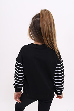 Toontoy Kız Çocuk Baskılı Sweatshirt